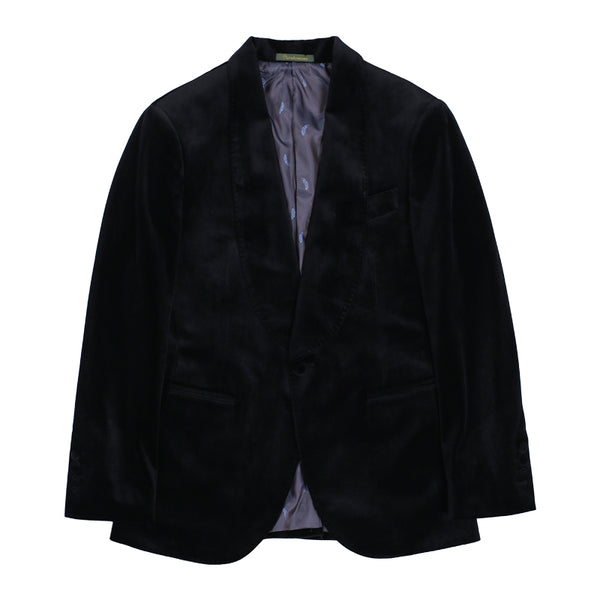 Black Velvet Tuxedo Jacket – Inspired by Men's Modern Suits for Wedding Plus Size