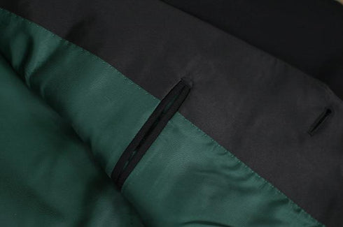 Black Suit with Tuxedo – Inspired by Men’s Modern Suits for Weddings Plus Size